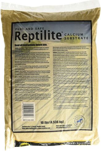 Carib Sea Reptilite Sand in Natural White (40 lbs) [Set of 4] in Kuwait