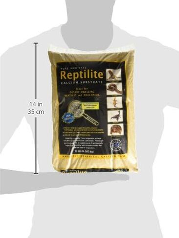 Carib Sea Reptilite Sand in Natural White (40 lbs) [Set of 4] in Kuwait