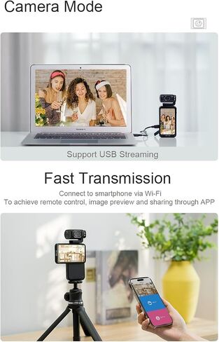 ORDRO M3 Handheld Digital Camera, 5K Video Camcorder 48MP 4K/60fps, 3.5'' Flippable Screen 3250mAh Battery WiFi IR Night Vision Camera for YouTube Vlogs w/64G Card, Stand in Saudi Arabia