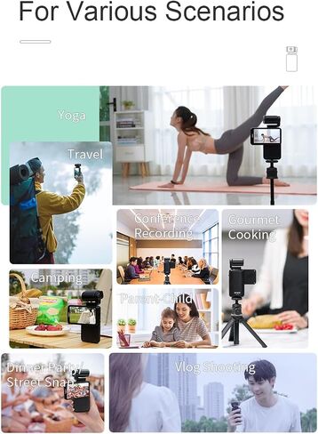 ORDRO M3 Handheld Digital Camera, 5K Video Camcorder 48MP 4K/60fps, 3.5'' Flippable Screen 3250mAh Battery WiFi IR Night Vision Camera for YouTube Vlogs w/64G Card, Stand in Saudi Arabia