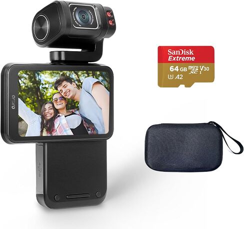 ORDRO M3 Handheld Digital Camera, 5K Video Camcorder 48MP 4K/60fps, 3.5'' Flippable Screen 3250mAh Battery WiFi IR Night Vision Camera for YouTube Vlogs w/64G Card, Stand in Saudi Arabia
