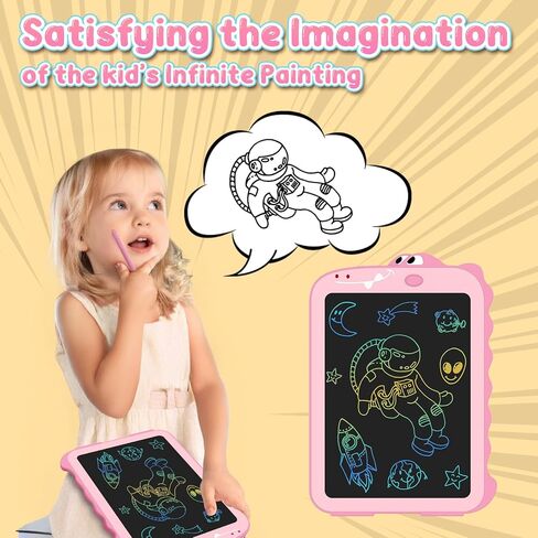 Cheerfun Stock Stockers for Kids LCD Tablet tablet for Kids 8.5 "Toddler Toys Learning Drawing لوحة ديناصور لـ 3 4 5 6 in Saudi Arabia
