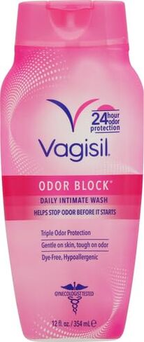 Vagisil Feminine Wash for Intimate Area Hygiene, Odor Block, Gynecologist Tested, Hypoallergenic, 16.9 oz with Pump (Pack of 2) in Kuwait