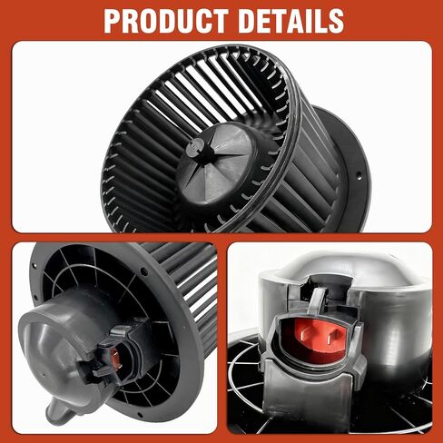 محرك منفاخ سخان التيار المتردد مع مروحة ملائمة لـ Acura ILX 2013-2015 ، Acura RDX 2013-2014 ، Honda Civic 2012-2013 ، استبدال OE# 700257 ، 79310TR0A01 ، 800303030505 in Kuwait