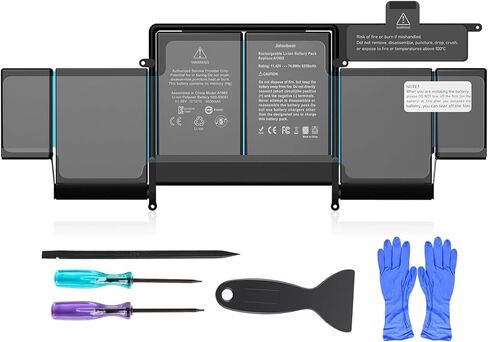 بطارية كمبيوتر محمول بديلة 8000 مللي أمبير A1466 لجهاز MacBook Air 13 بوصة A1466 (منتصف 2012، منتصف 2013، أوائل 2014، أوائل 2015،2017) A1369 (أواخر 2010، إصدار منتصف 2011) A1496 A1405 A1377 (EMC: 2925، 2469، 2559، 2392) in Kuwait