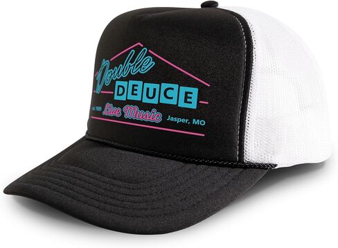 Black Rabbit Road House Double Deuce Logo Retro 80s Snapback Cap in Kuwait