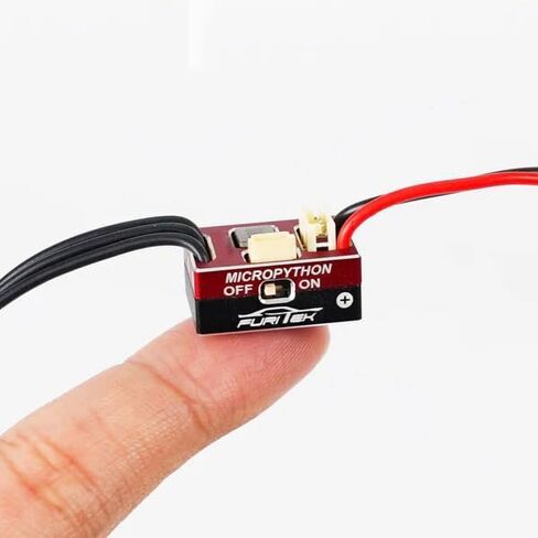 Furitek Microsilk 2025 نظام الطاقة بدون فرش مع Micropython و Mini KMD - سيارة التحكم عن بعد ، Cars RC ، RC Crawler Electronics Combo (Helidirect) (محوري SCX24 (FUR -2632))) in Kuwait