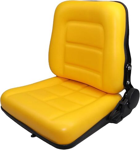Tractor Seat,Universal Lawn Mower and Forklift Seat with Adjustable Back,Armrest,Slide Rail And Safety Belt,for Tractor,Mower,Excavator,Bucket,Dozer in Saudi Arabia
