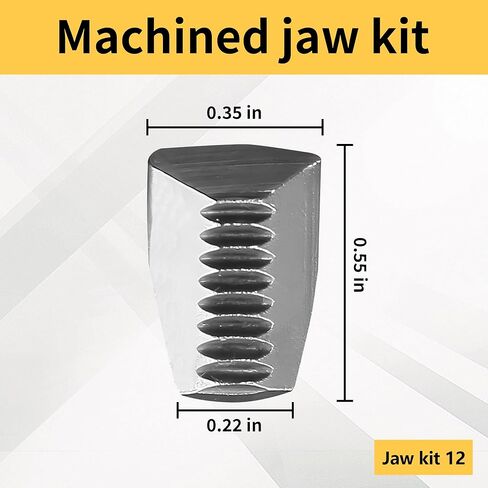 30-55-0035 Machined Jaws Kit,Replacement Jaws Set Fits For Milwaukee Rivet Tool Replacement Parts Machined Jaws Kits - Upgrade Your Riveter Today Premium 3-Pack in Kuwait