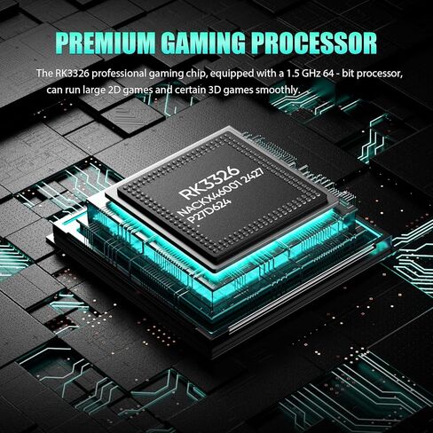 2025 NEW R36MAX GAME GAME CONSOLE MINI GAME CONSOLE 4.0 "IPS Video Game Console مدمجة 64 جيجابايت من بطاقة TF تم تثبيتها مسبقًا أكثر من 18000 لعبة رجع in Kuwait