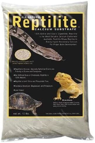 Carib Sea SCS00714 4-Pack Reptiles Calcium Substrate Sand, 10-Pound, Aztec Gold in Saudi Arabia