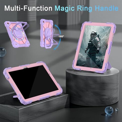 حافظة لجهاز جالاكسي تاب A9 بلس مقاس 11 بوصة مع واقي شاشة/حامل دوار/حامل قلم، غطاء مقاوم للصدمات من الدرجة العسكرية لجهاز سامسونج جالاكسي A9+/A9 بلس اللوحي (SM-X210/X216/X218) in Kuwait