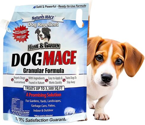 Nature's MACE Dog Repellent, 2.5 Granular, for Lawn, Yard, Garden, & Plants, Outdoor No-Dig, Dog Repellent and Training Tool, Dog Repellent for Yard, Dog Digging Repellent, Treats 1,400 Sq. Ft. in Saudi Arabia