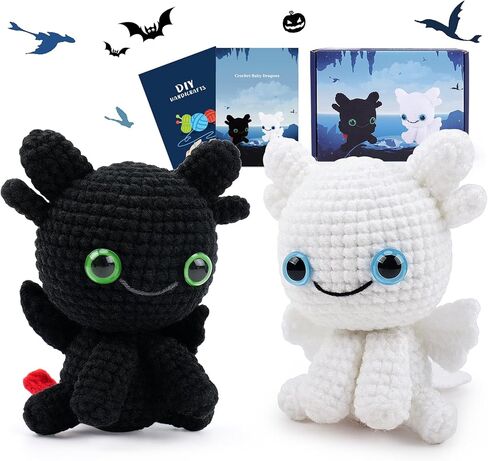 طقم الكروشيه للمبتدئين والأرنب والحيوانات الكروشيه مع دروس فيديو خطوة بخطوة ، مجموعة من الكروشيه للمبتدئين ، مجموعة الكروشيه المبتدئين للأطفال والكبار ، مجموعة حياكة الحيوانات المحشوة DIY in Kuwait