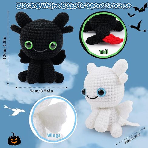 طقم الكروشيه للمبتدئين والأرنب والحيوانات الكروشيه مع دروس فيديو خطوة بخطوة ، مجموعة من الكروشيه للمبتدئين ، مجموعة الكروشيه المبتدئين للأطفال والكبار ، مجموعة حياكة الحيوانات المحشوة DIY in Kuwait