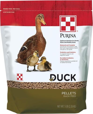 Purina Duck Food Pellets with Niacin, Prebiotics & Probiotics, Nutritionally Complete for All Life Stages, 40 lbs in Saudi Arabia