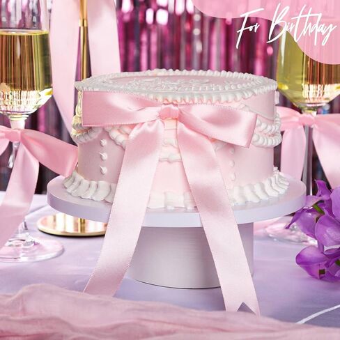 YGDZ Black Bows 30PCS, Satin Ribbon 5x7'' Large Black Bow for Champagne Bottle Wrapping, Balloons, Twist Tie Bows Decorations for Party, Cake, Craft, Gift in Saudi Arabia