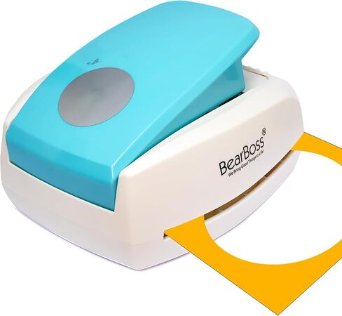 Square Paper Punch Set, 5 Different Sizes, Scrapbooking Crafting Tool, Classic White in Saudi Arabia