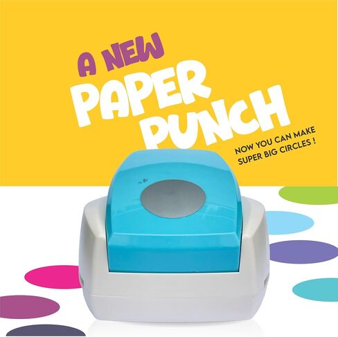 Square Paper Punch Set, 5 Different Sizes, Scrapbooking Crafting Tool, Classic White in Saudi Arabia