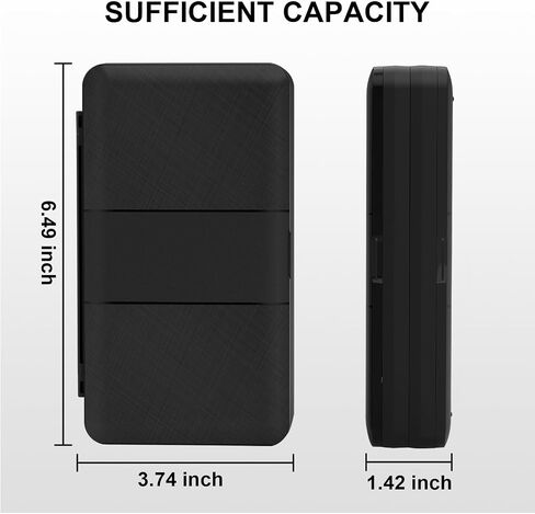 Fivtek Switch Game Case لـ Nintendo Switch 2/Switch/OLED/Lite ، حامل حالة Magnetic Switch-2 مع 120 خرطوشة و 240 فتحات بطاقة Micro SD ، وملحقات هدايا بطاقات ألعاب السفر المحمولة in Kuwait