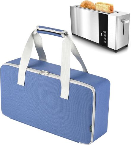 Beautyflier Carrying Bag for Bella 2 Slice Slim Toaster, Portable Carry Case for 10'' Long Slot 2 Slice Toaster, Travel Storage Bag with Comfortable Hand Strap, Durable and Long-Lasting (Bag Only) in Saudi Arabia