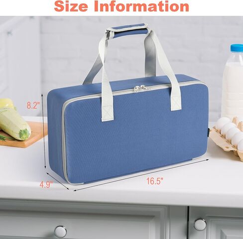 Beautyflier Carrying Bag for Bella 2 Slice Slim Toaster, Portable Carry Case for 10'' Long Slot 2 Slice Toaster, Travel Storage Bag with Comfortable Hand Strap, Durable and Long-Lasting (Bag Only) in Saudi Arabia