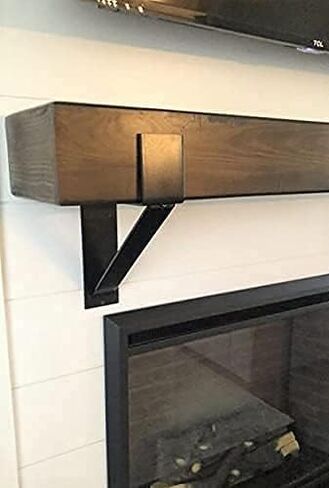 Mantel Bracket Corbel, 2 Inch Wide with Lip, Individually Sold, Heavy Duty Fireplace Shelf, Made in USA in Saudi Arabia