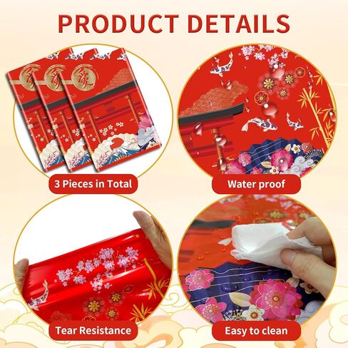 3 PCS Back to School Tablecloth 108x54 inches, Waterproof Welcome Back to School Table Cover for First Day of School Decorations in Classroom or Outdoor for Kindergarten and Primary School Students in Saudi Arabia