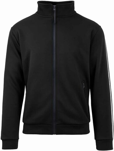 Galaxy by Harvic 2-Pack Men Men Mens Full Zip Tech Fleece Hoodie و Jogger 2 قطعة مع تصميم تقليم عاكس in Saudi Arabia