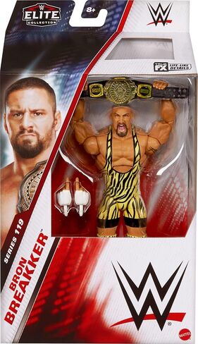 Mattel WWE Elite Action Figure & Accessories, Series #119, 6-inch Collectible Bron Breaker with 25 Articulation Points & Swappable Hands in Saudi Arabia