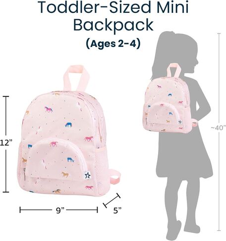 Tiny Twinkle Toddler Backpack – lightweight, waterproof, folds up into pouch. Great for travel, daycare, beach, swim school in Saudi Arabia
