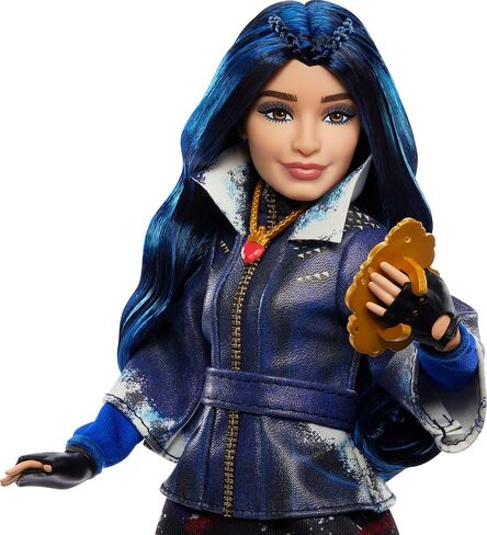 أحفاد Mattel Evie Isle of the Lost Tenth Anniversary Fashion Doll مع الزي القابل للإزالة ، والملحقات والمفاصل القابلة للانحناء ، مستوحاة من الأفلام in Kuwait