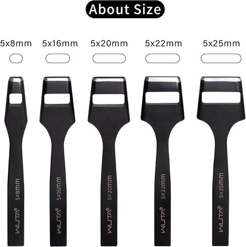 WUTA Leather Oval Hole Puncher for Watch Band Leather Crafting (5 * 25mm) in Saudi Arabia