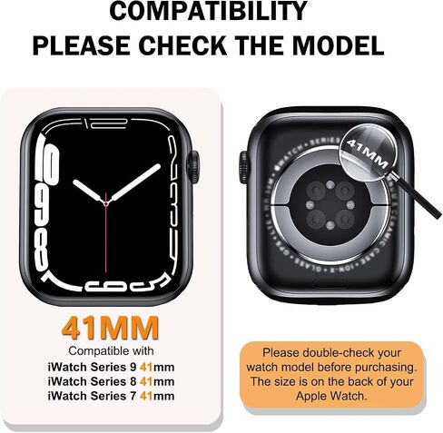 BOTOMALL 8 Pack Flexible Cover Bumpers Compatible with Apple Watch Case, TPU Lightweight Protective Kit for iWatch 40mm Series 6/5/4 SE3/2/1 in Kuwait
