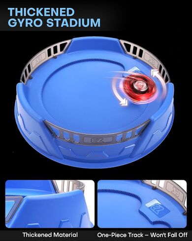 X Stadium Battle Set with X-Celeration Rail, 6 Right-Spin Tops, 2 Launchers and 1 Arena, Blade Battling Xtreme Game in Kuwait
