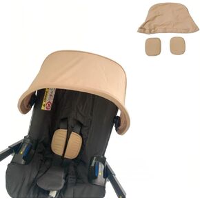Replacement Canopy Sun Shade, Compatible with Doona Stroller & Car Seat, 3-in-1 Accessory Set with Shoulder Pads for Baby in Kuwait