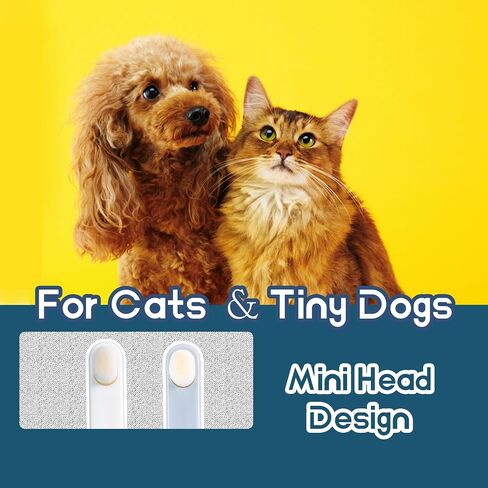 Small Dog Toothbrush, Cat & Puppy Tooth Brushing Kit, Ultra Soft & Mini 15° Curved Head Teeth Brush for Kitten & Tiny Pet, Doggy Toothbrushes Deep Dental Clean, Soft Bristles, 2 PCS - White in Kuwait