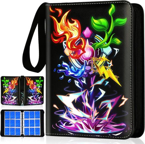 Card Binder for Cards ، موثق بطاقات التداول المكون من 9 جيب مع 50 من الأكمام القابلة للإزالة تناسب 900 بطاقة ، مجموعة رائعة من الألبوم Crative Card Collect in Saudi Arabia