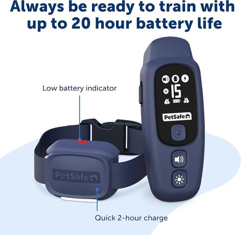 PetSafe Basic Dog Trainer with Remote – Waterproof Training Collar – 300 ft Range – Tone, Vibration and Eight Levels of Static in Saudi Arabia