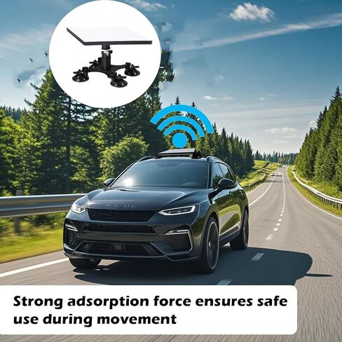 Mini Mini Mini Mount ، 360 ° Starlink Mini Car Mount مع أكواب شفط المطاط ، طبق نافذة لسقف السيارة/RV/TRUCTS/BOAT WHITE in Saudi Arabia