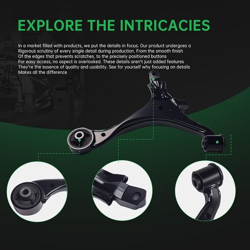 8Pcs Front End Suspension Kit Fit For 2003-2011 Ho-nda Element (EX and LX), 2 Lower Control Arm 2 Ball Joint 2 Sway Bar Link 2 Outer Tie Rod End (# K622173 K622174 K90454 K90455 ES80995 K500004) in Saudi Arabia