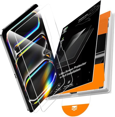 PANDASHIELD 2 عبوة حزمة شاشة الورق واقي سهلة التثبيت لجهاز iPad Air [11-in.] M3/M2 (2025/2024) ، غير لامع ، اكتب على الورق ، خالي in Kuwait