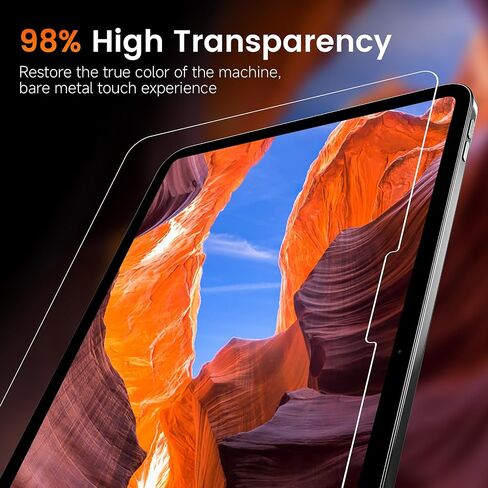 PANDASHIELD 2 عبوة حزمة شاشة الورق واقي سهلة التثبيت لجهاز iPad Air [11-in.] M3/M2 (2025/2024) ، غير لامع ، اكتب على الورق ، خالي in Kuwait