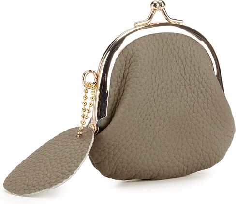 Women’s Small Coin Purse, Vintage PU Leather Change Purse, Coin Bag with Kiss Lock, Mini Coin Purse for Women (Wine Red) in Saudi Arabia