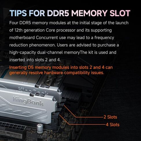 Computer سطح مكتب الذاكرة RAM DDR5 32GB (2x16GB) 6000MT/S CL36 1.35V رفع تردد التشغيل XMP 3.0 و AMD مع DISTRINK لألعاب الكمبيوتر/PS ، SILVER in Kuwait