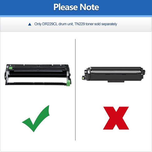 DR229CL Drum Unit 4-Pack Replacement for Brother DR229 TN229 DR-229CL Drum Unit Works with MFC-L3780CDW MFC-L3720CDW HL-L3220CDW HL-L3280CDW Printer (Not Toner) in Saudi Arabia