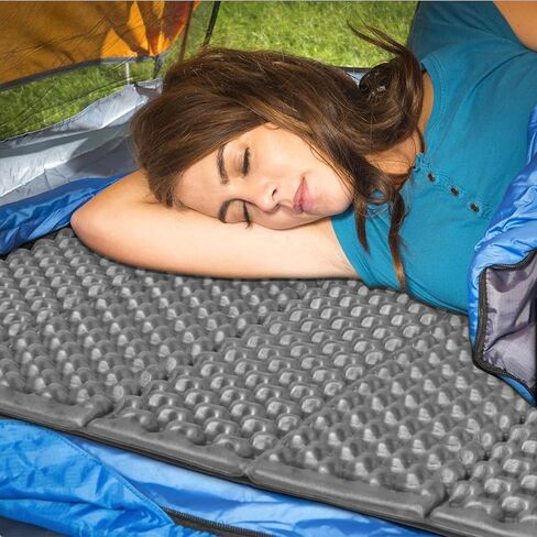 1PCS Yellow Foam Camping Pads for Hiking, Ultralight Closed Cell Mattress, Waterproof Soft Mat for Adults, Wide Picnic Yoga Mats, Folding Sleeping Pad for Outdoor Backpacking in Kuwait