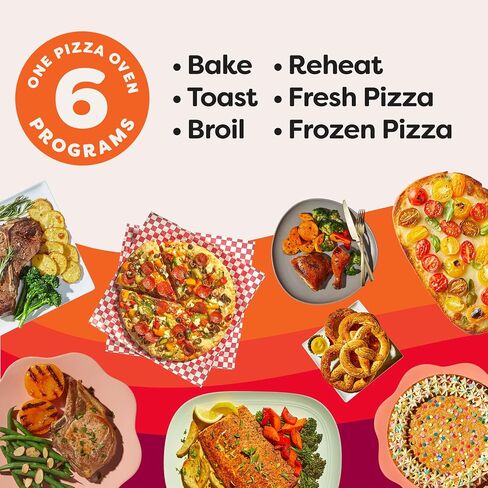 Instant Pot 6-Slice InstantHeat 10-in-1 Air Fryer Toaster Oven, Air Fry, Roast, Bake, Sear Crisp, Toast, Bagel, Broil, Dehydrate, Reheat, and Make Pizza in Saudi Arabia