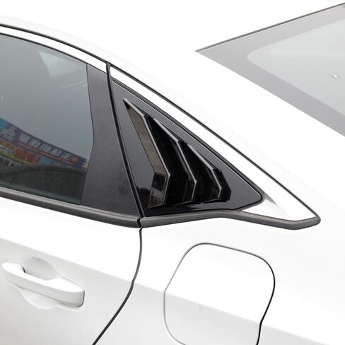إكسسوارات السيارة العامة غطاء خزان الوقود تغطية زيت غاز باب غطاء التزيين الخارجي للاصطدام ل Honda 11th Gen Civic 2022 2023 2024 2025 Glossy Black Style in Kuwait