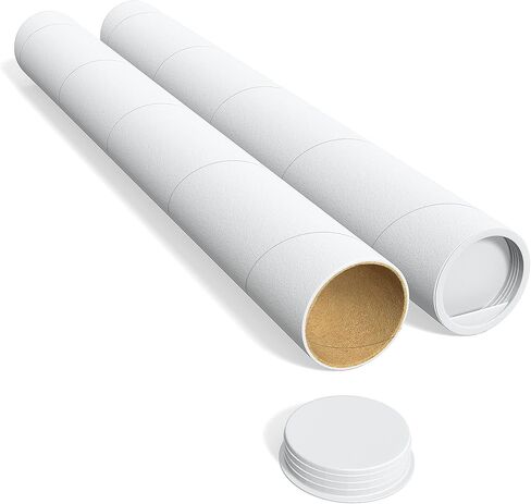 Staples 558421 3-Inch X 30-Inch White Mailing Tubes 12/Carton (11627) in Saudi Arabia